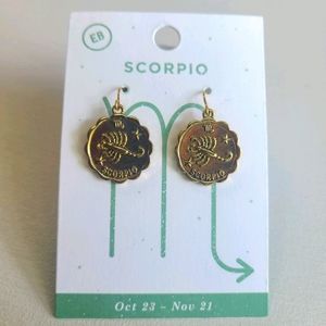 Scorpio earrings